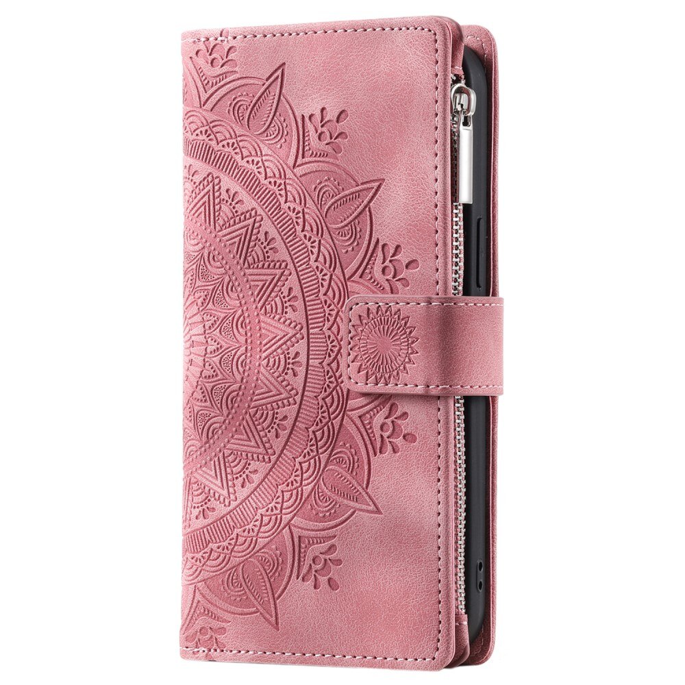 Samsung Galaxy S24 FE Wallet/Purse Mandala Pink