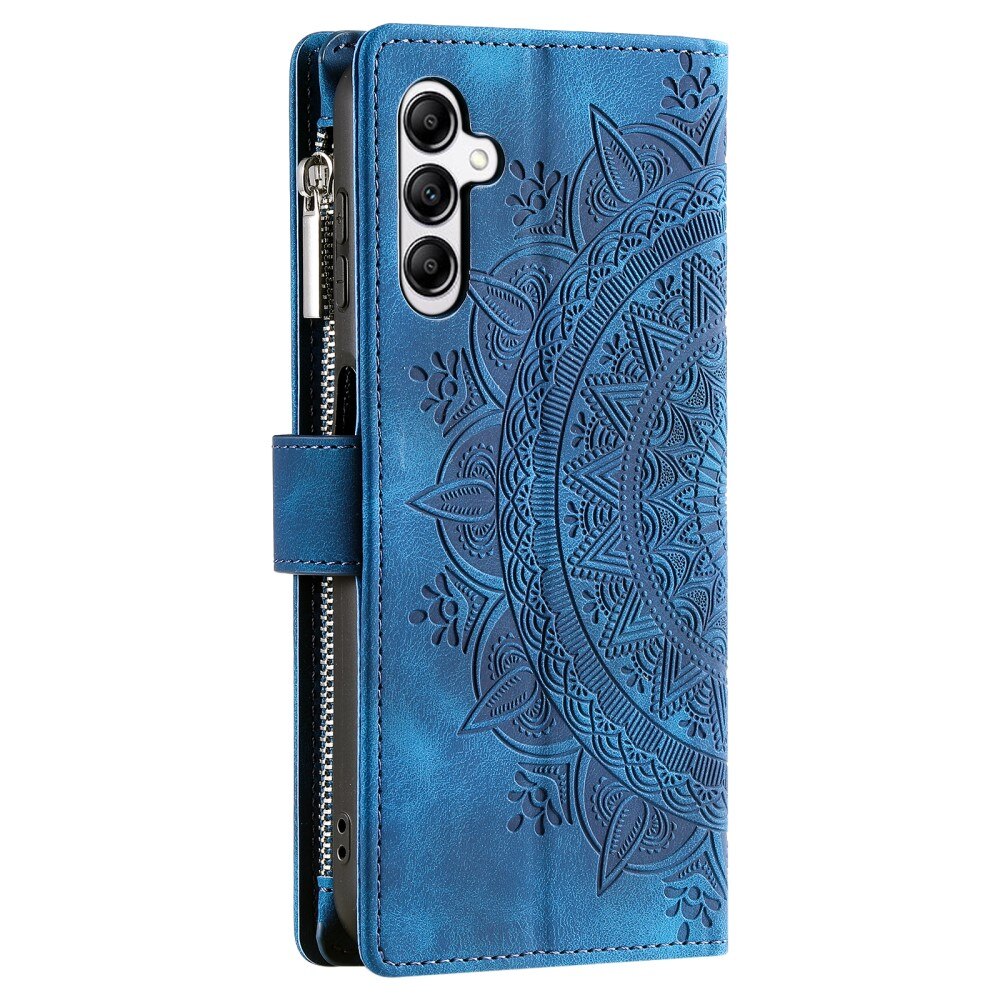 Samsung Galaxy S24 FE Wallet/Purse Mandala Blue