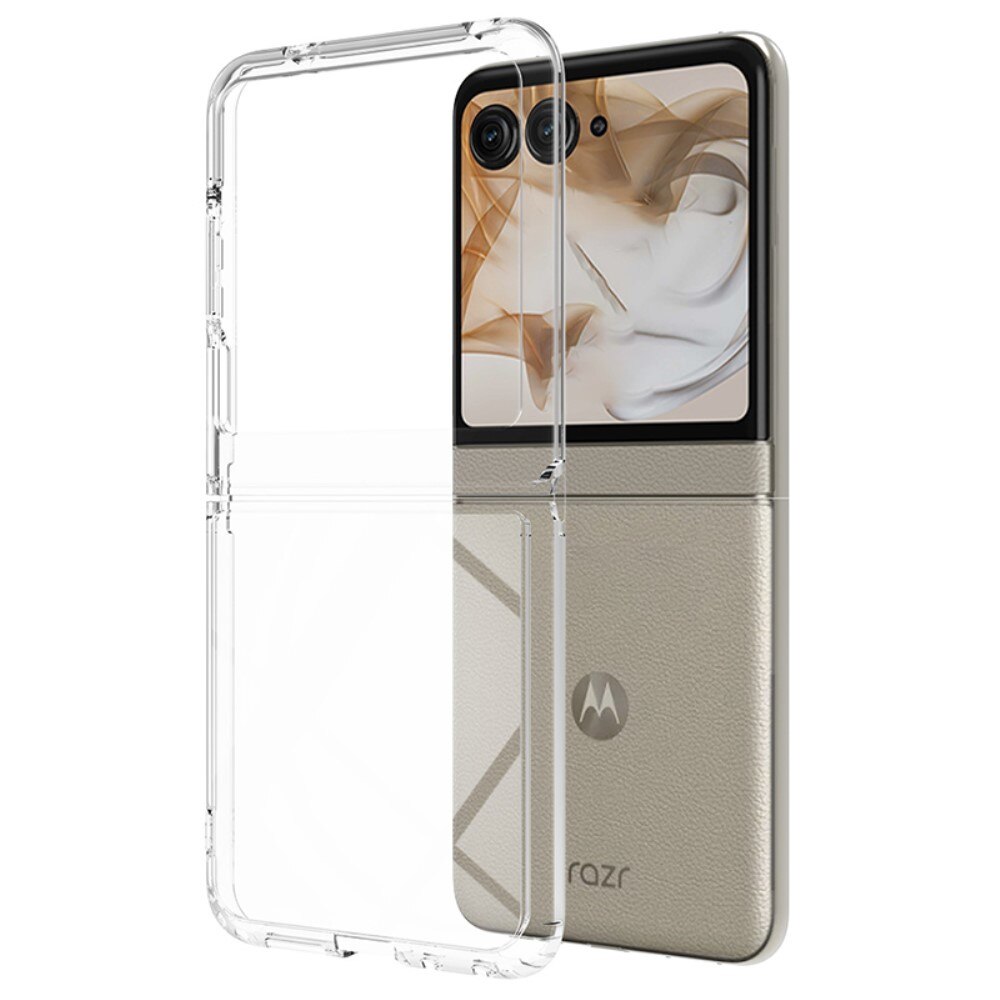 Motorola Razr 50 Hybrid Case Transparent