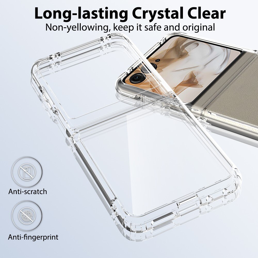 Motorola Razr 50 Hybrid Case Transparent