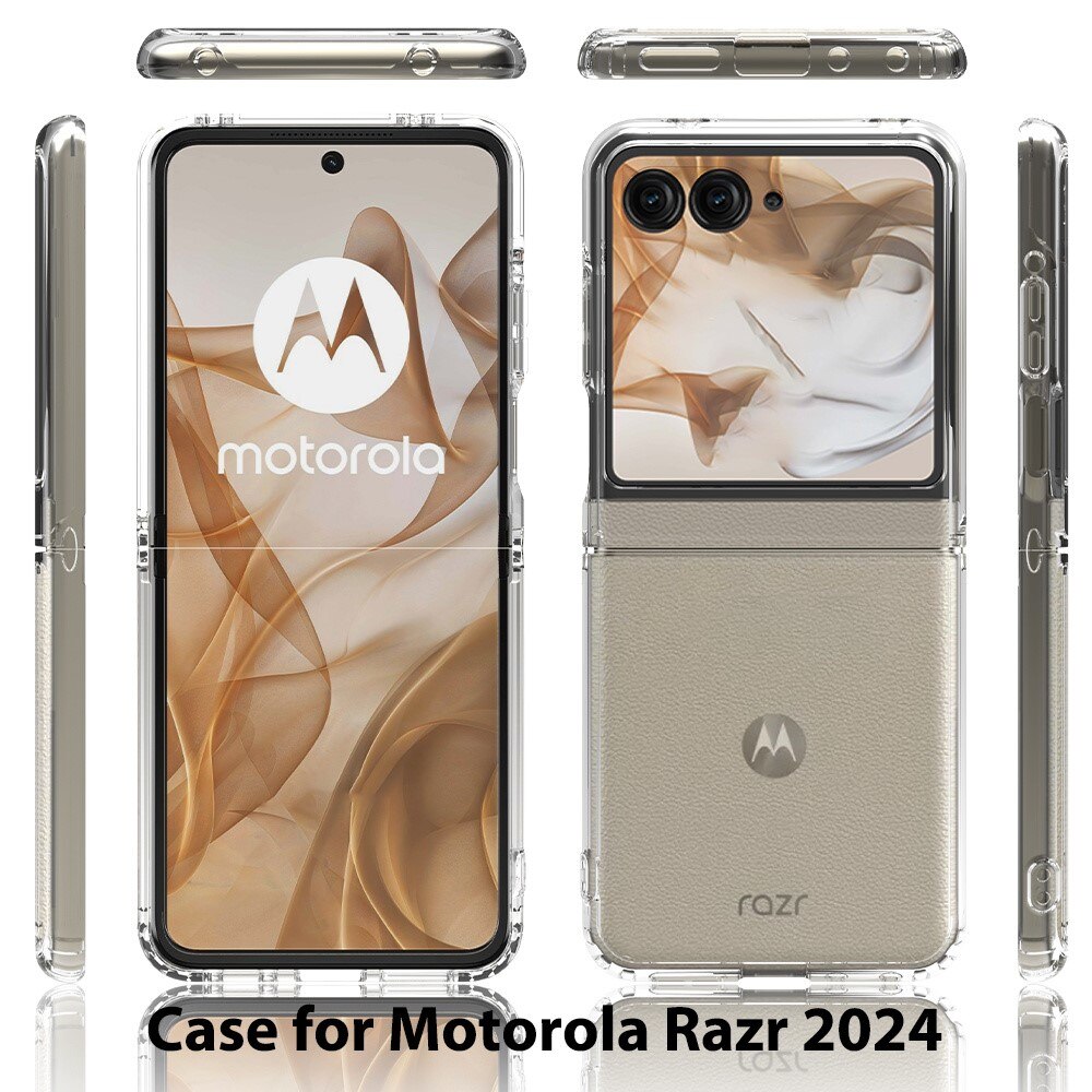 Motorola Razr 50 Hybrid Case Transparent