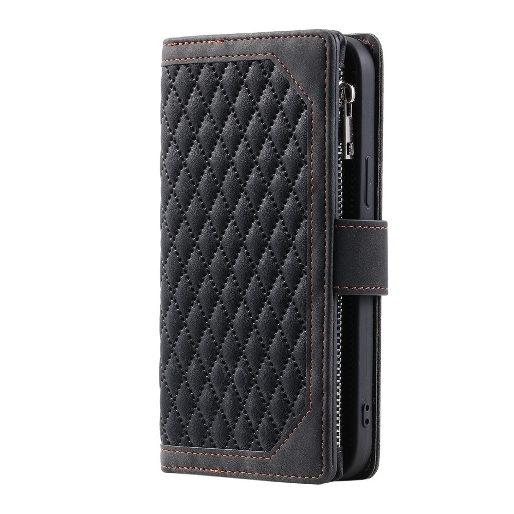 iPhone 16 Pro Wallet/Purse Quilted Black