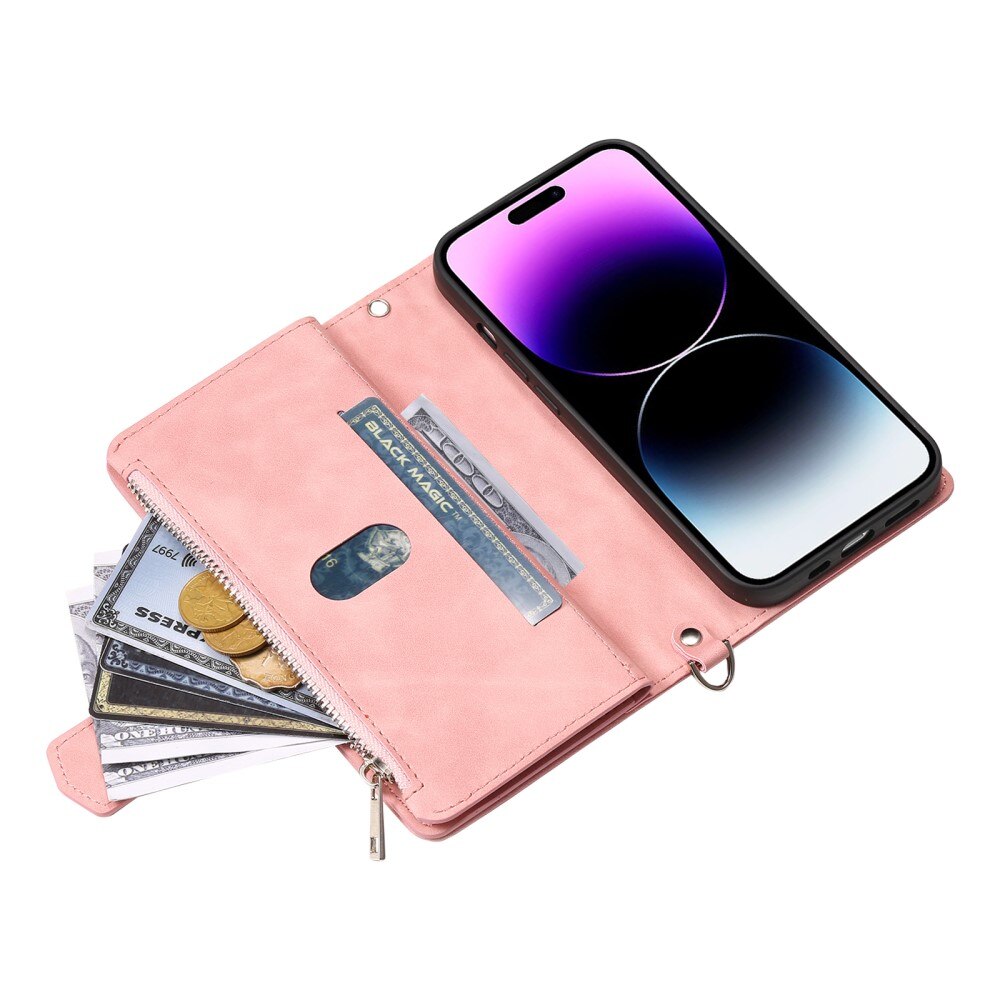 iPhone 16 Pro Wallet/Purse Quilted Pink