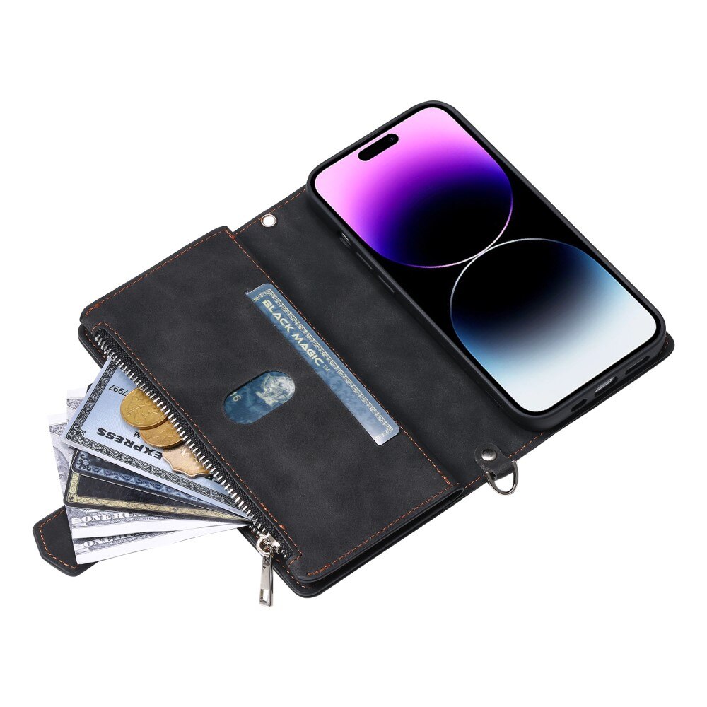 iPhone 16 Pro Max Wallet/Purse Quilted Black