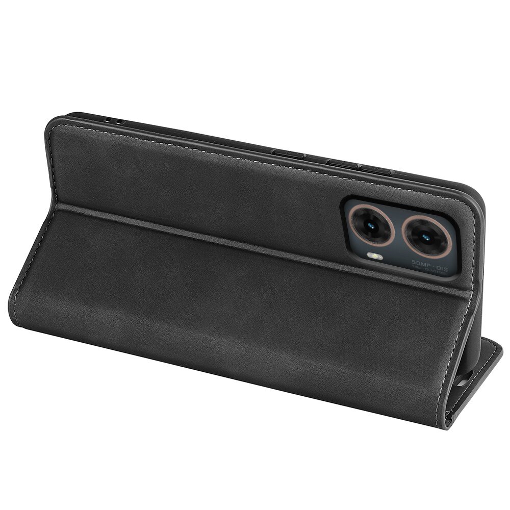 Motorola Moto G85 Slim Wallet Case Black