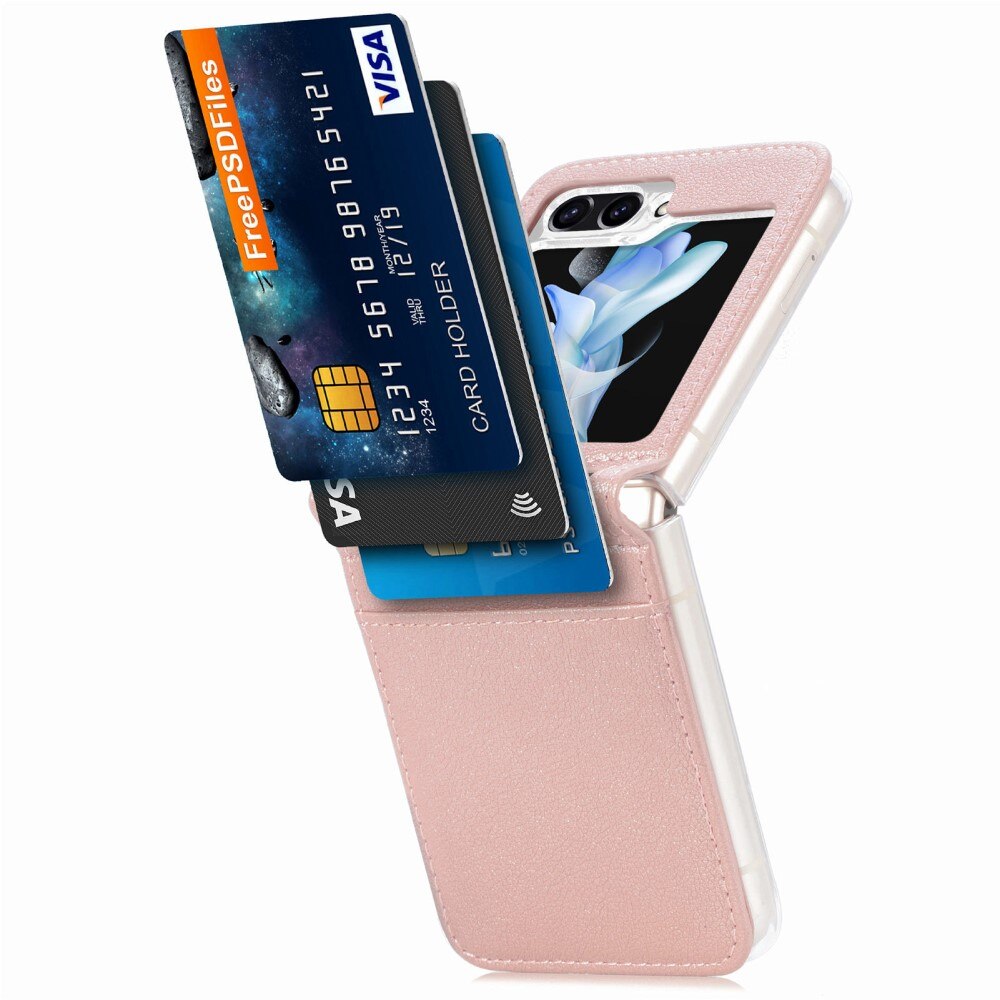 Samsung Galaxy Z Flip 6 Slim Card Wallet Pink