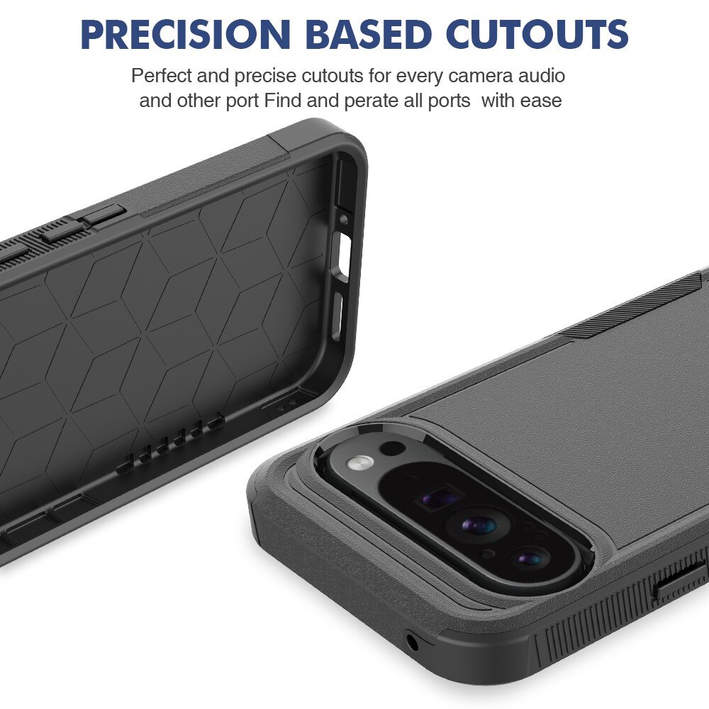 Google Pixel 9 Pro XL Off-road Hybrid Case Black