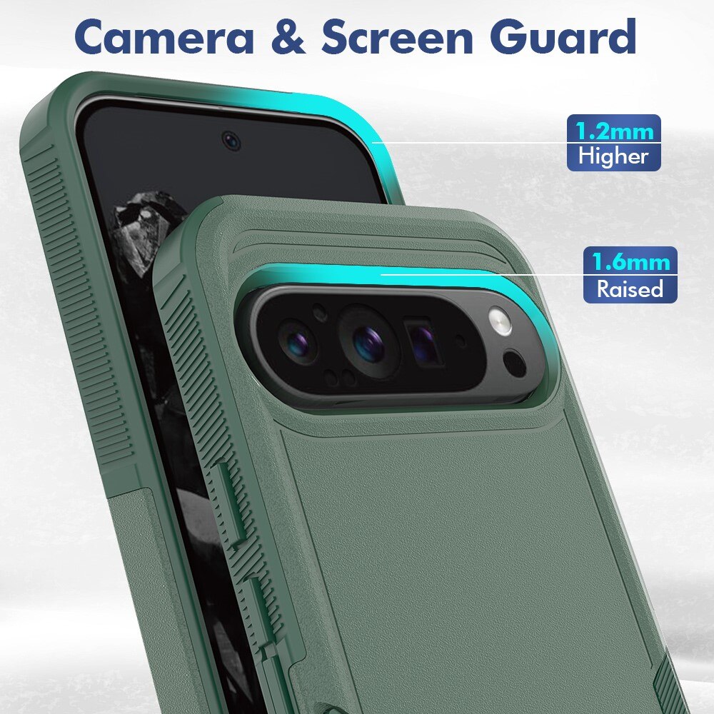 Google Pixel 9 Pro XL Off-road Hybrid Case Green