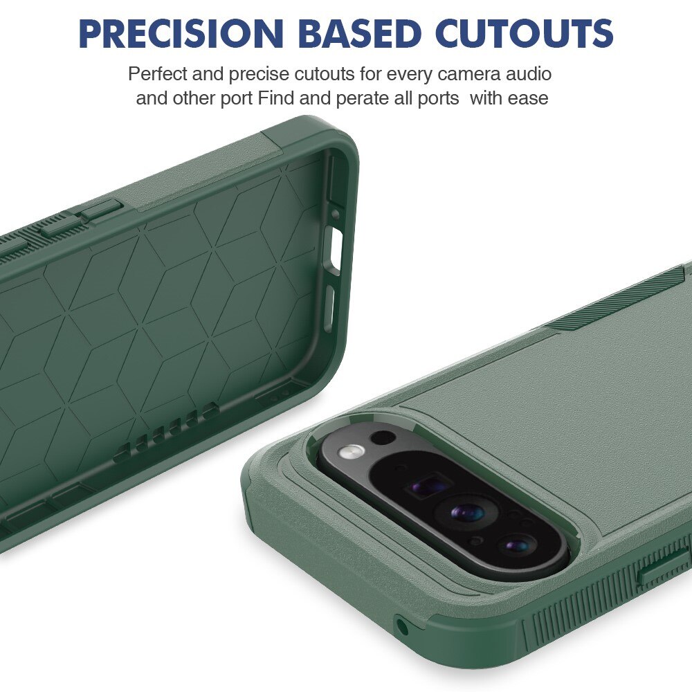 Google Pixel 9 Pro XL Off-road Hybrid Case Green