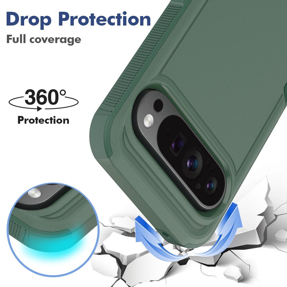 Google Pixel 9 Pro XL Off-road Hybrid Case Green