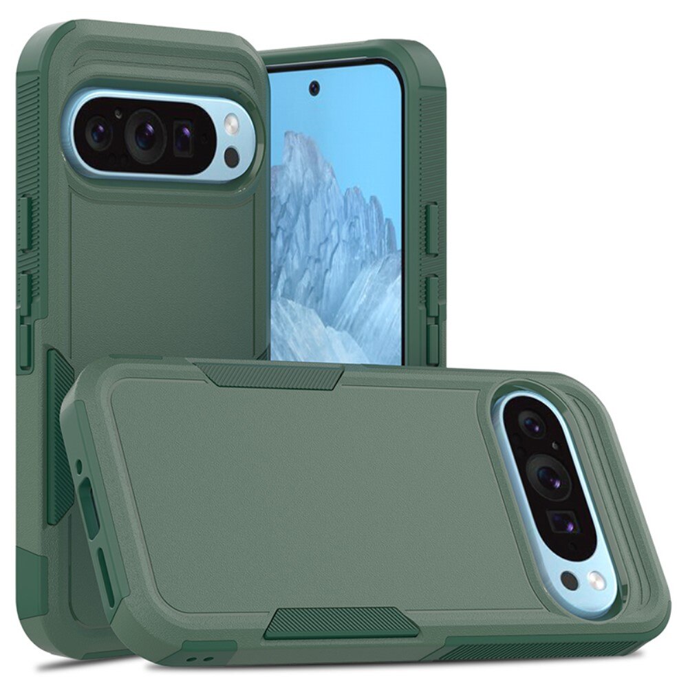 Google Pixel 9 Off-road Hybrid Case Green