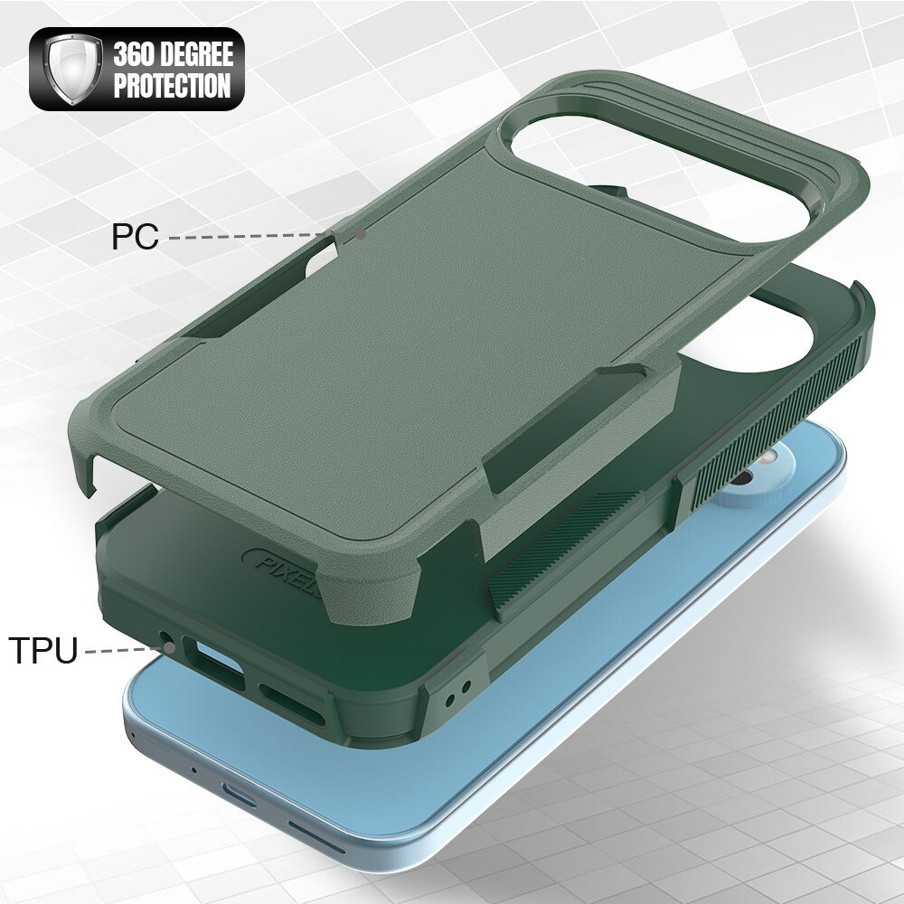 Google Pixel 9 Pro Off-road Hybrid Case Green