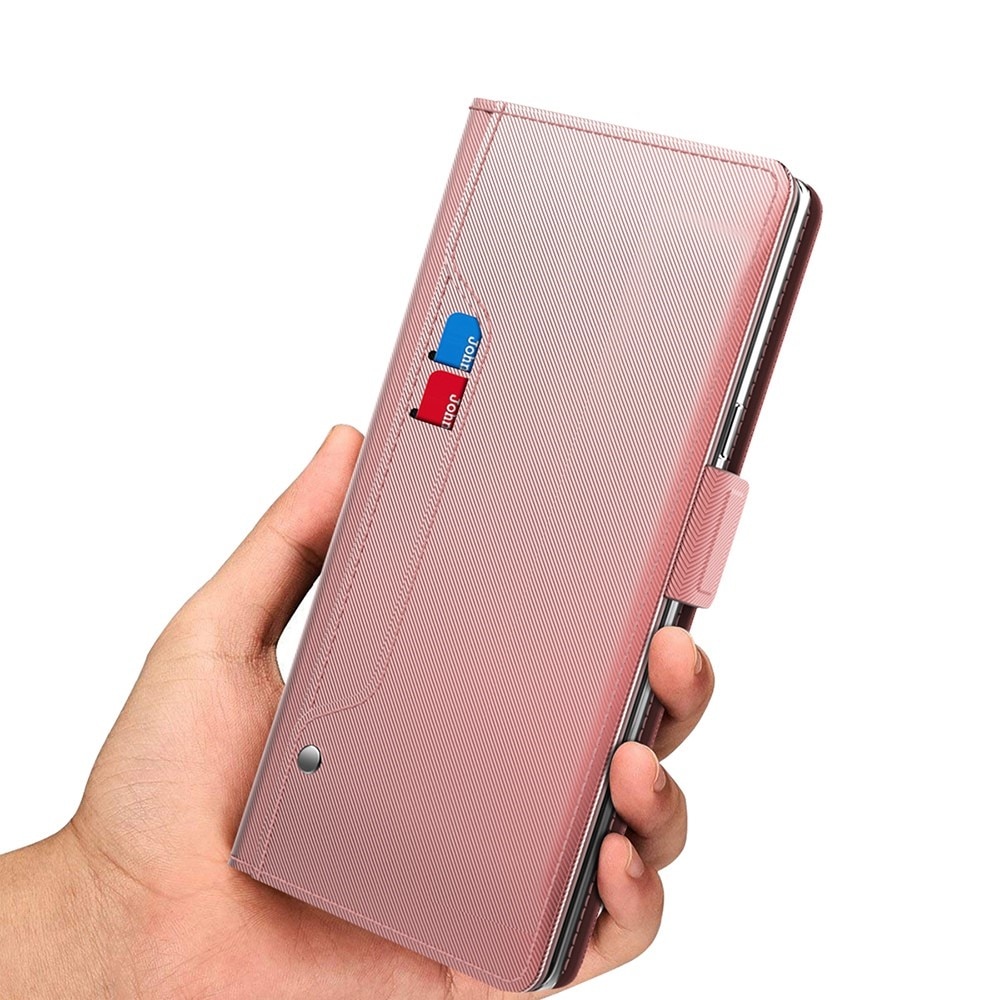 Sony Xperia 10 VI Wallet Case Mirror Pink Gold