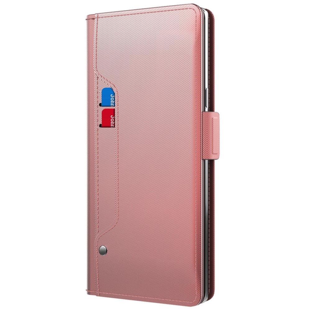 Sony Xperia 10 VI Wallet Case Mirror Pink Gold