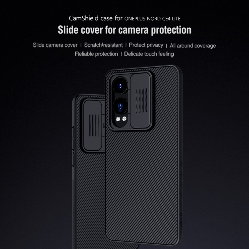  OnePlus Nord CE 4 Lite CamShield Case Black