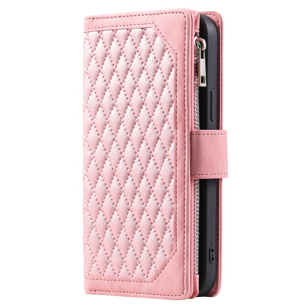 iPhone 16 Wallet/Purse Quilted Pink