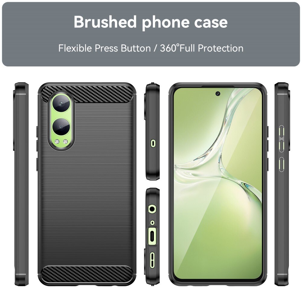  OnePlus Nord CE 4 Lite Brushed TPU Case Black