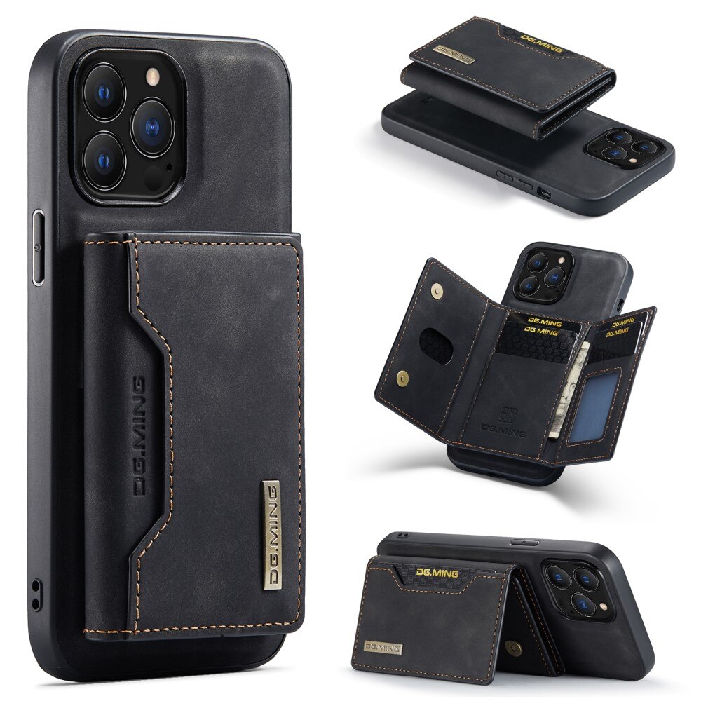 iPhone 16 Pro Magnetic Card Slot Case Black