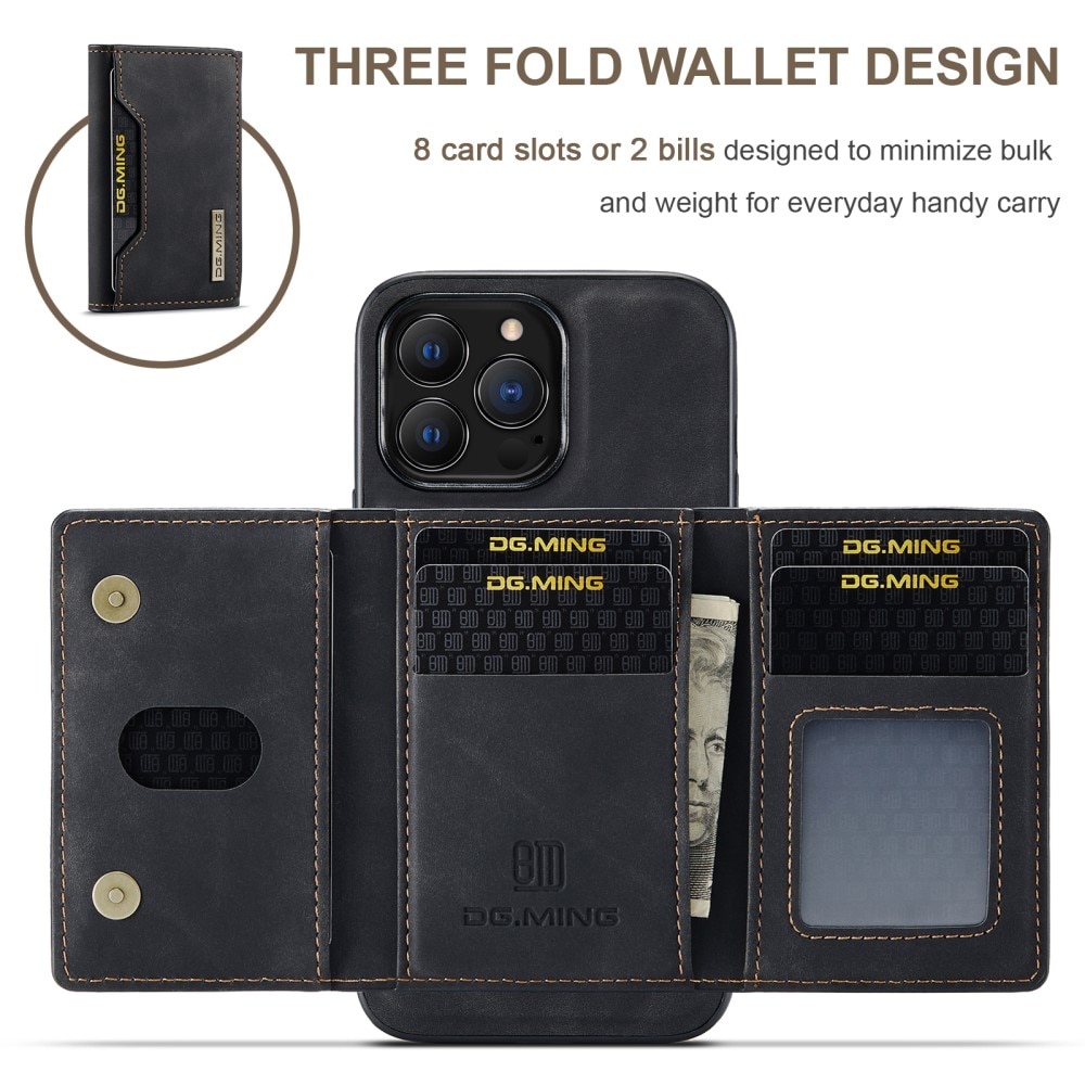 iPhone 16 Pro Magnetic Card Slot Case Black