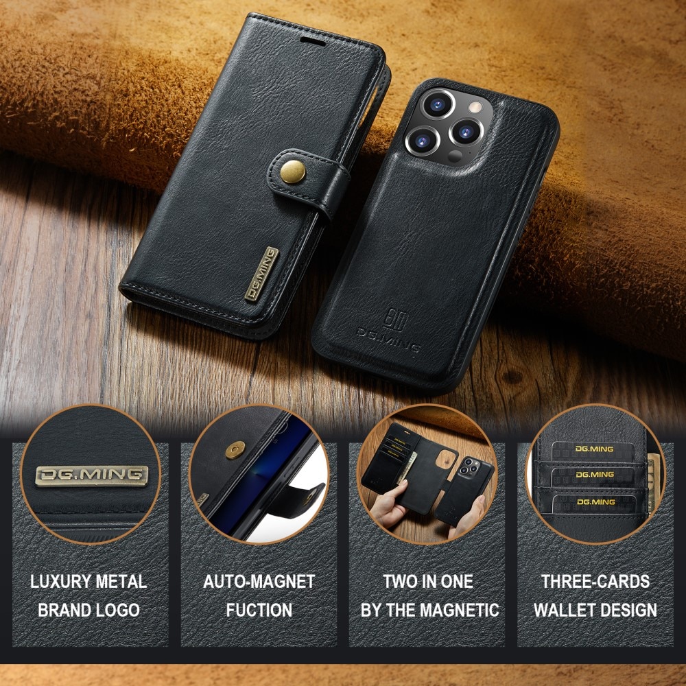 iPhone 16 Pro Magnet Wallet Black