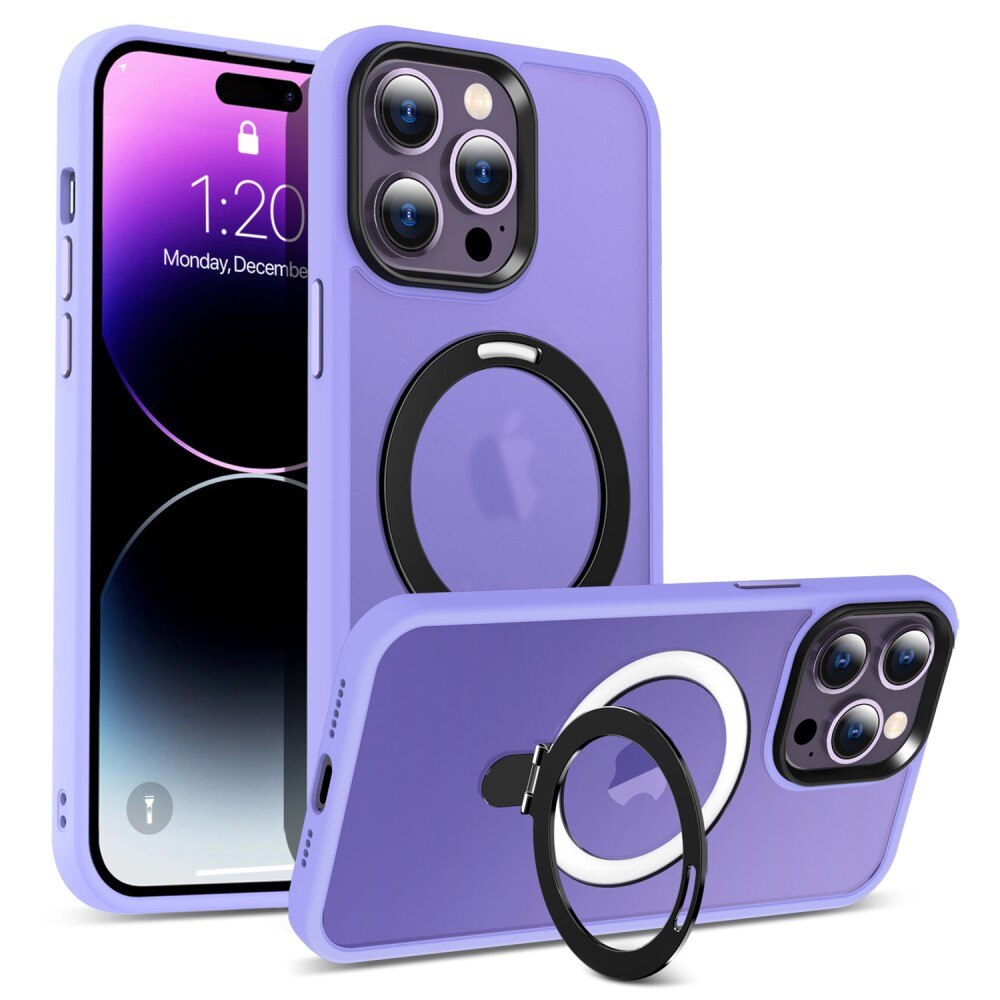 iPhone 16 Pro Hybrid Case MagSafe Ring Purple