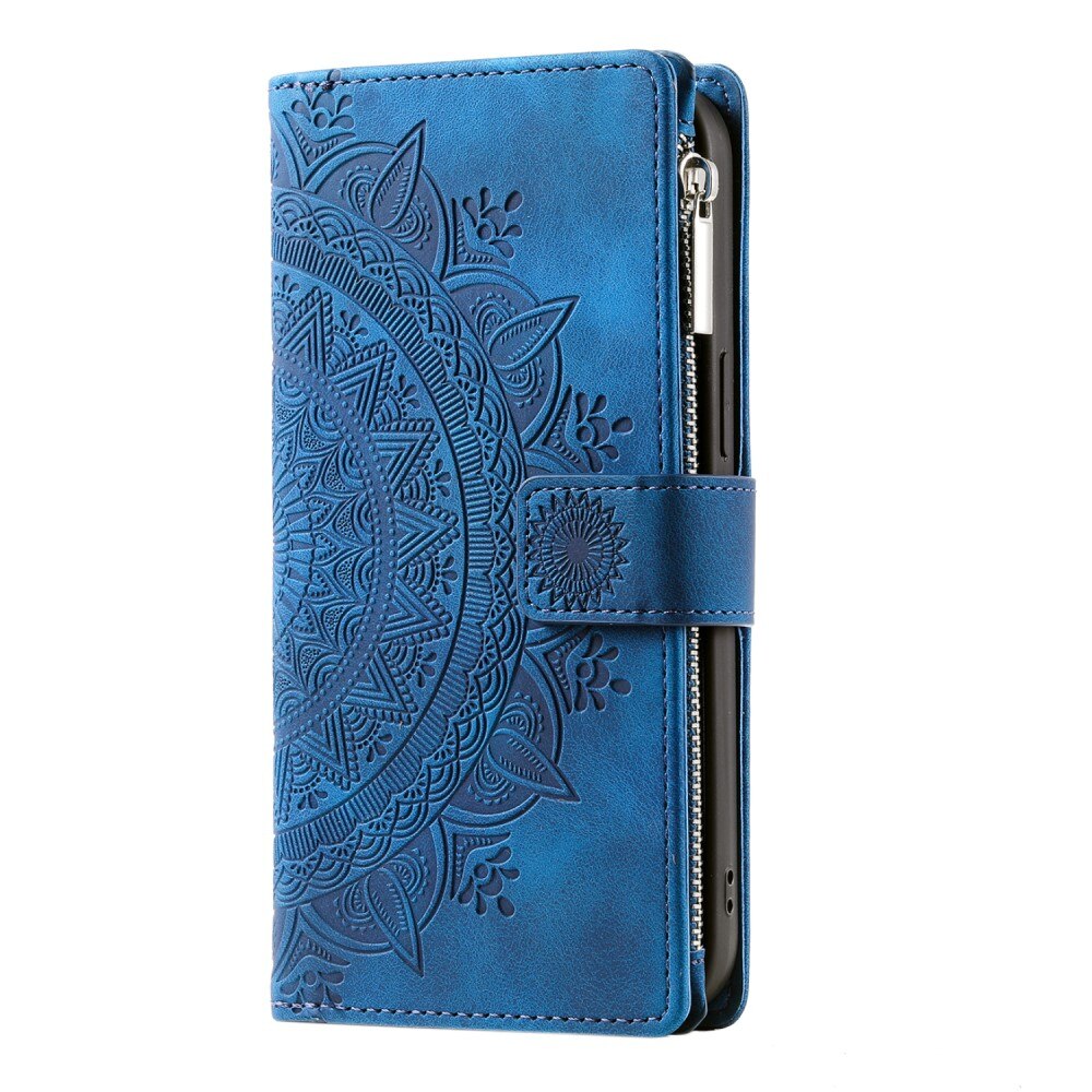 Samsung Galaxy A16 Wallet/Purse Mandala Blue