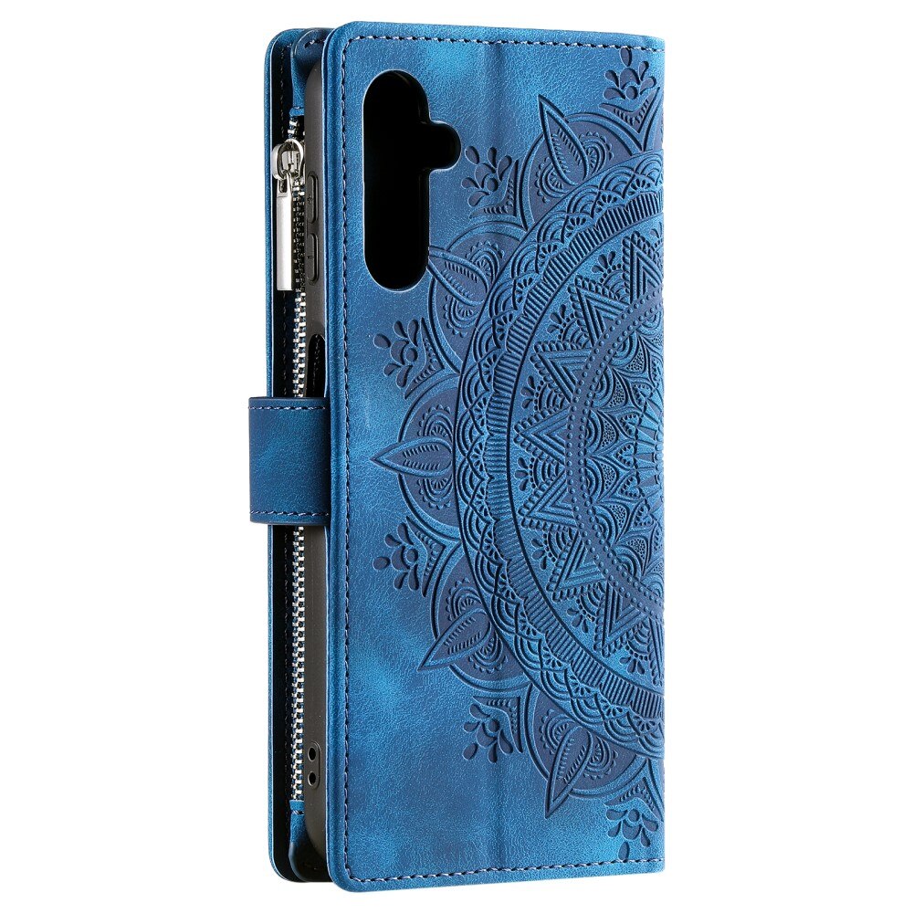 Samsung Galaxy A16 Wallet/Purse Mandala Blue