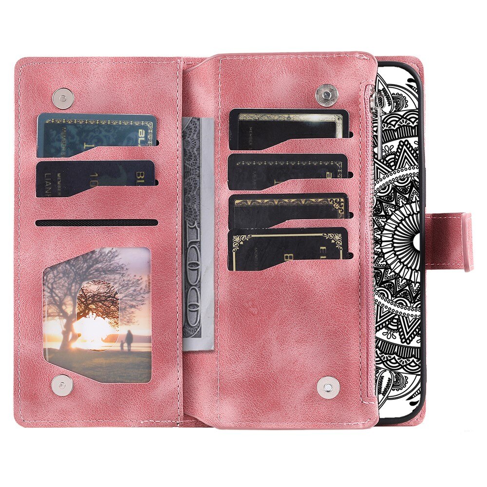 Samsung Galaxy A16 Wallet/Purse Mandala Pink