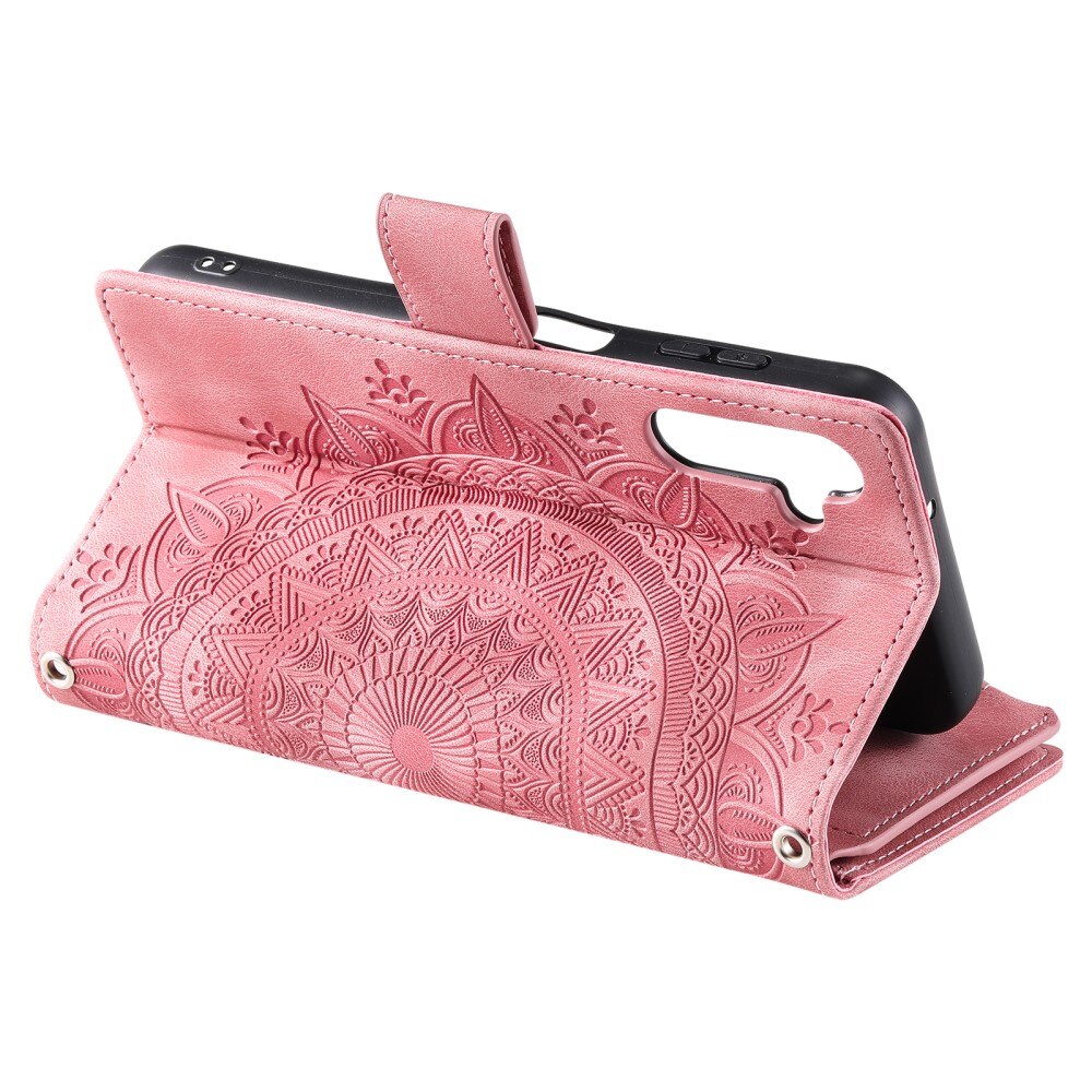 Samsung Galaxy A16 Wallet/Purse Mandala Pink