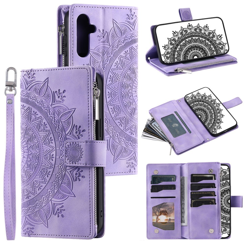 Samsung Galaxy A16 Wallet/Purse Mandala Purple