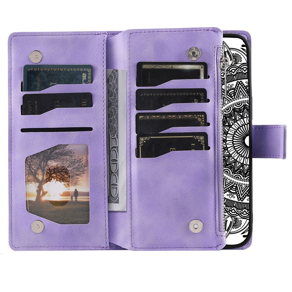 Samsung Galaxy A16 Wallet/Purse Mandala Purple