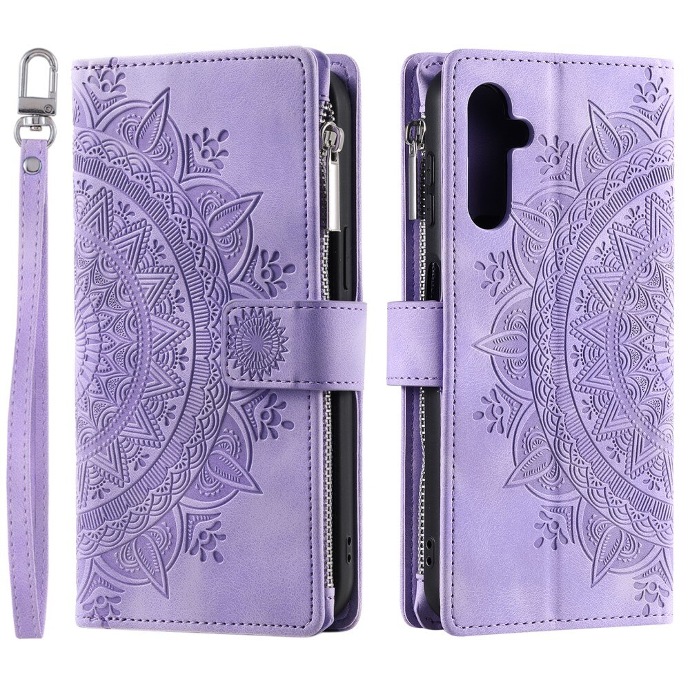 Samsung Galaxy A16 Wallet/Purse Mandala Purple