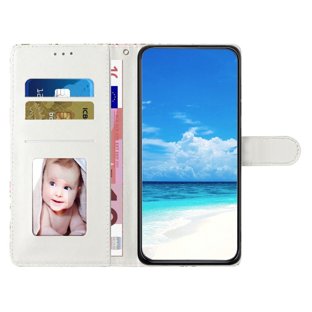 Google Pixel 9 Wallet Book Cover Blue Butterflies