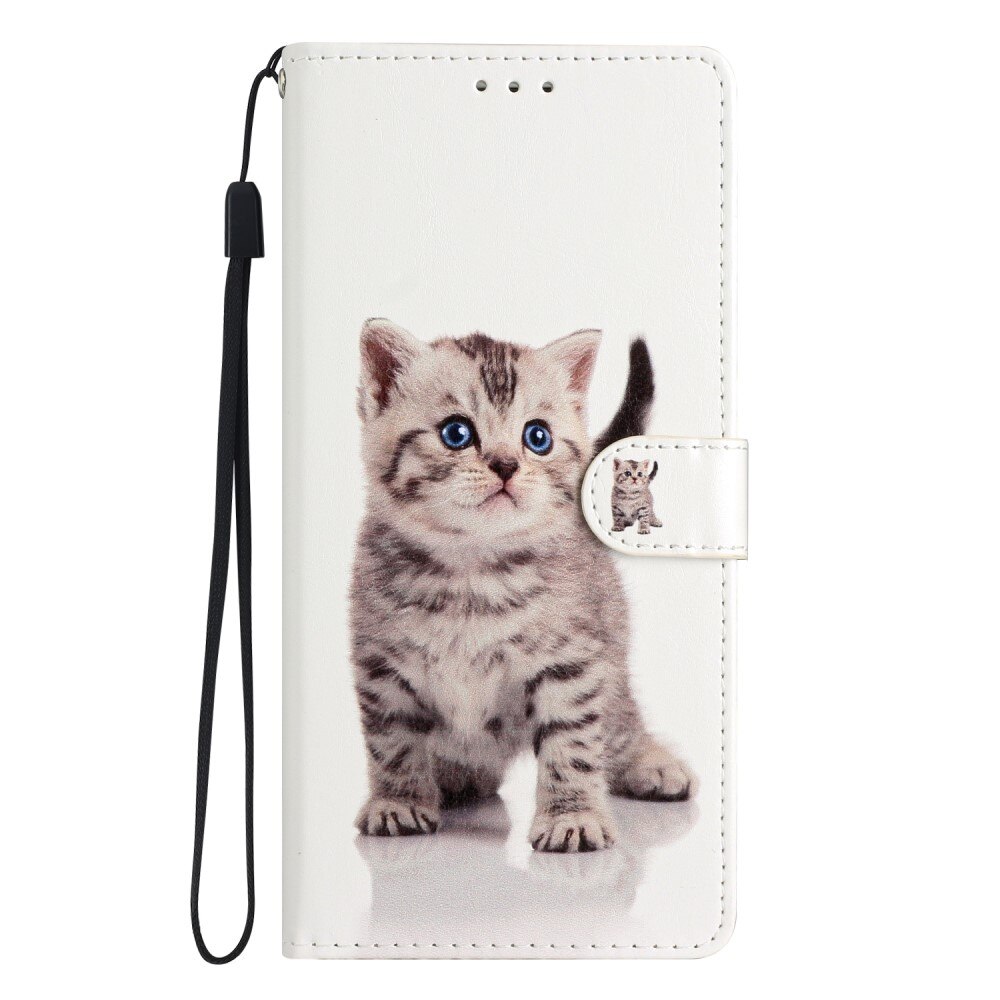 Google Pixel 9 Pro Wallet Book Cover Kitten