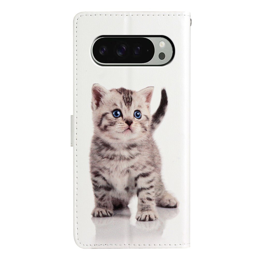 Google Pixel 9 Pro Wallet Book Cover Kitten