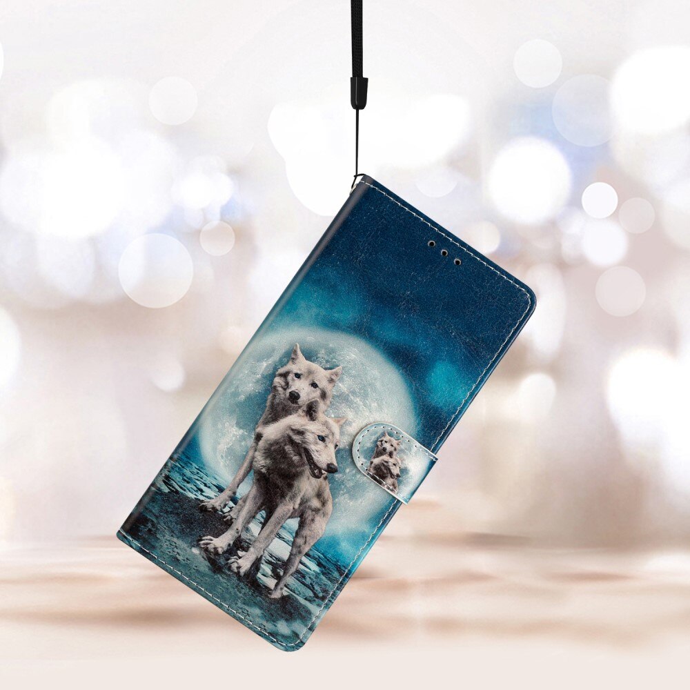 Samsung Galaxy A16 Wallet Book Cover Wolves