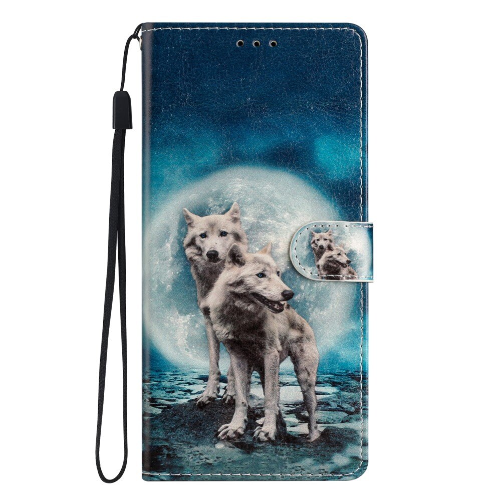 Samsung Galaxy A16 Wallet Book Cover Wolves