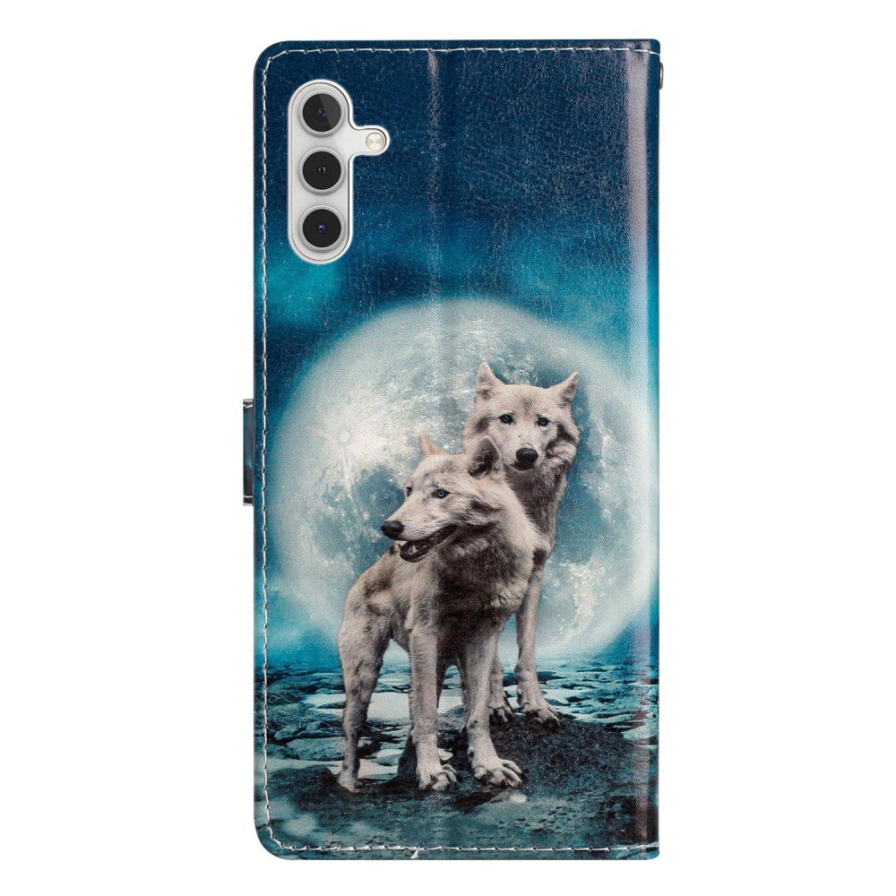 Samsung Galaxy A16 Wallet Book Cover Wolves