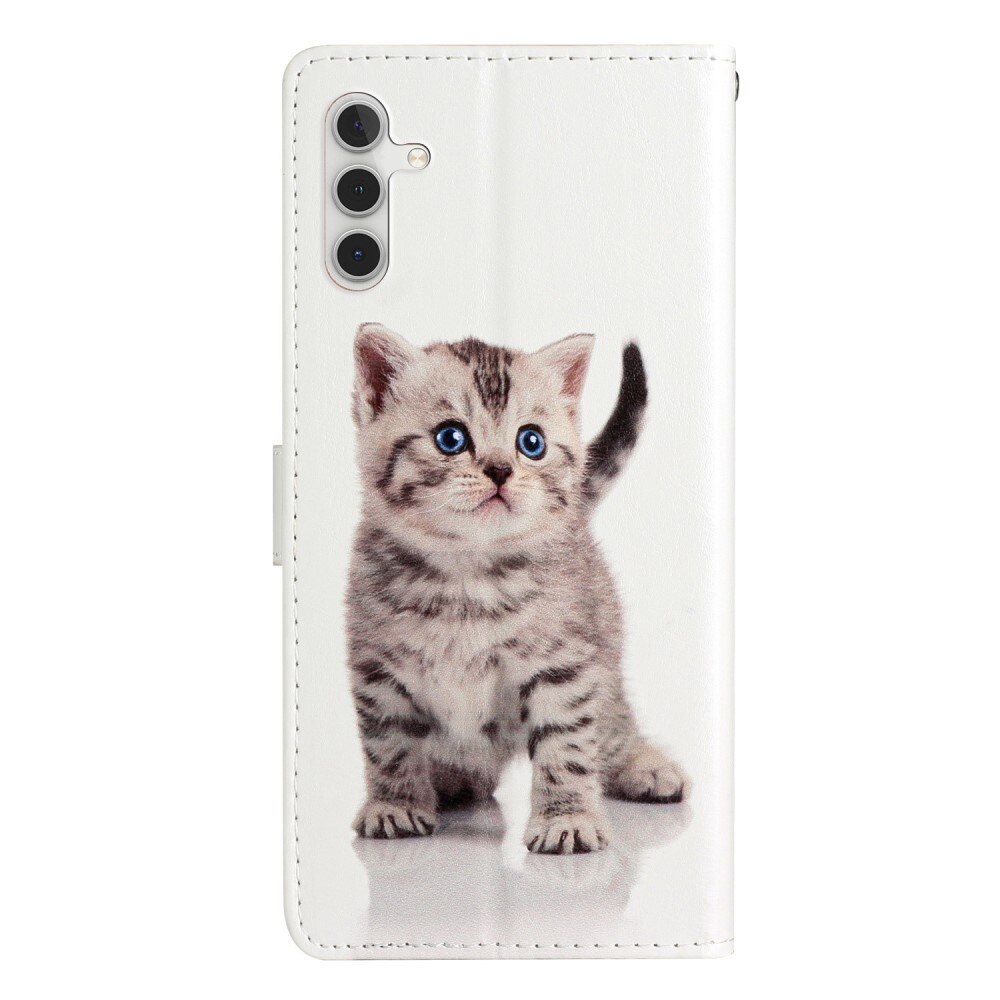 Samsung Galaxy A16 Wallet Book Cover Kitten