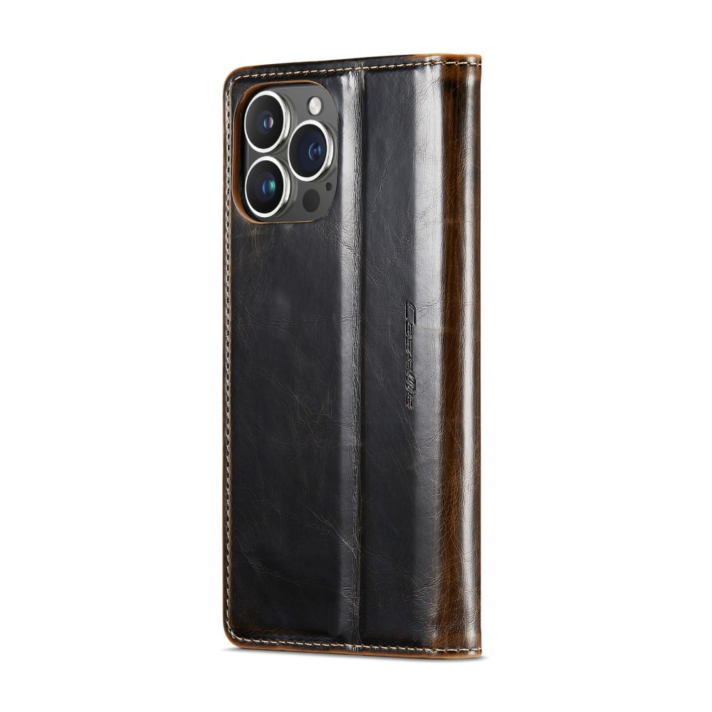 iPhone 16 Pro Max Leather Cover Brown