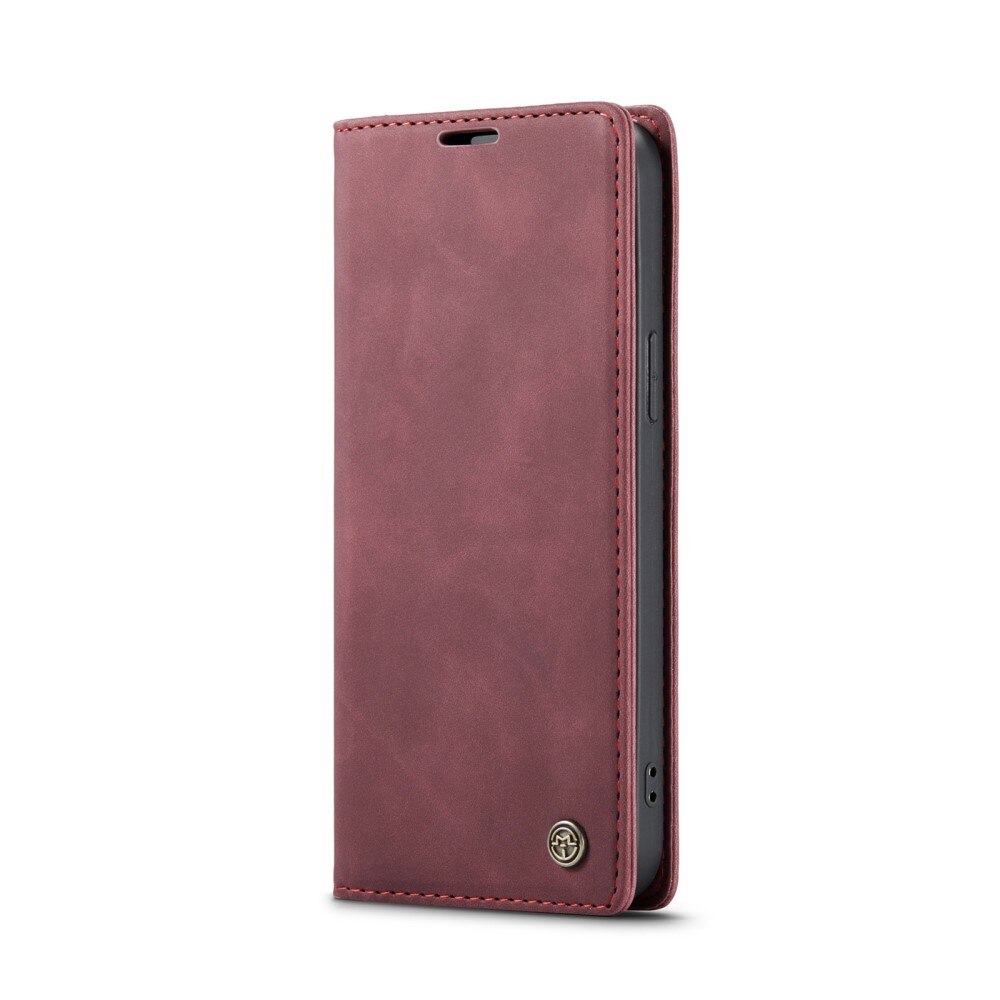 iPhone 16 Pro Slim Wallet Case Red