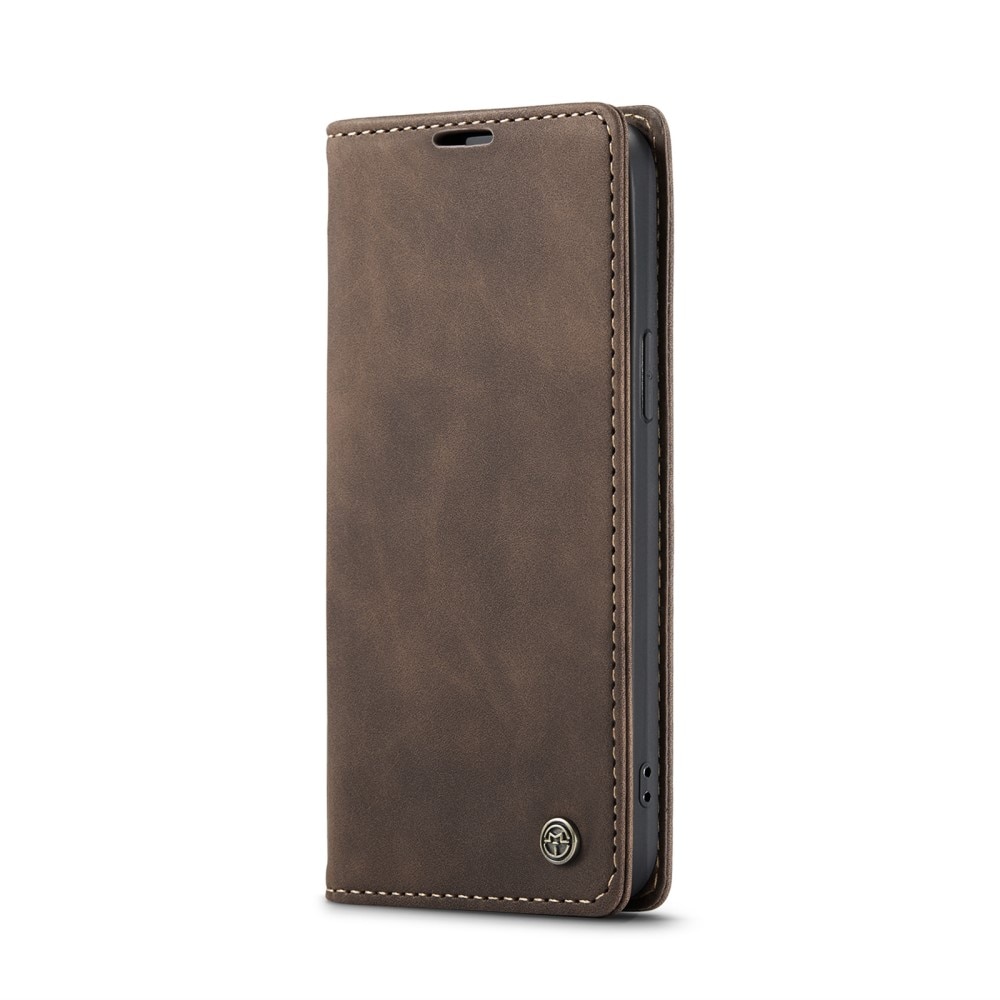 iPhone 16 Pro Slim Wallet Case Brown