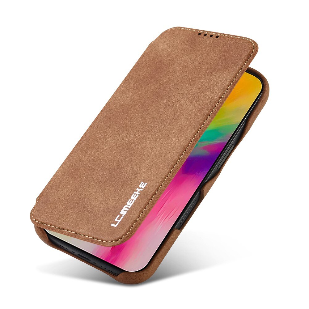 iPhone 16 Slim Wallet Case Cognac