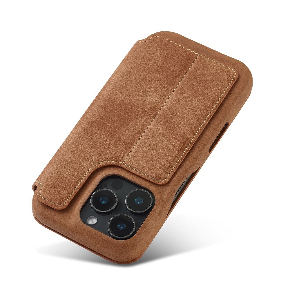 iPhone 16 Pro Slim Wallet Case Cognac