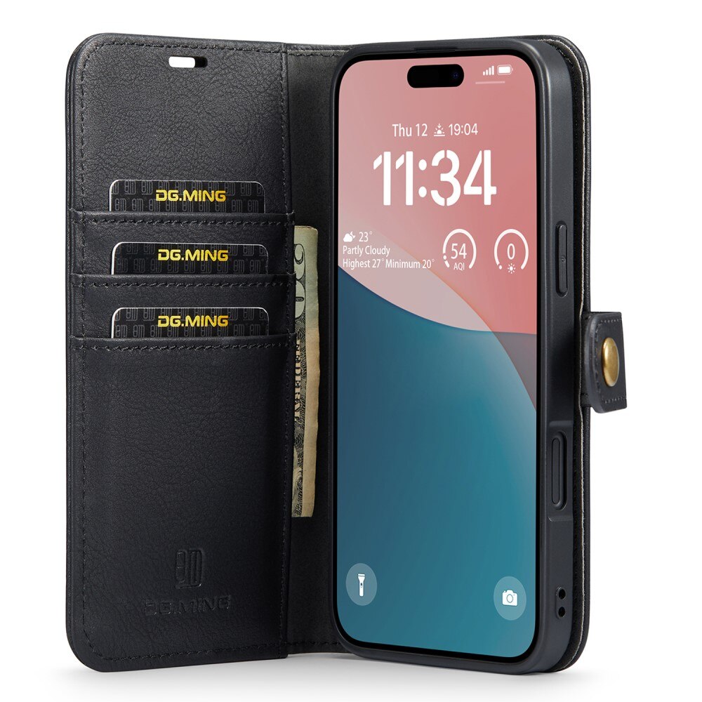 iPhone 16 Plus Magnet Wallet Black