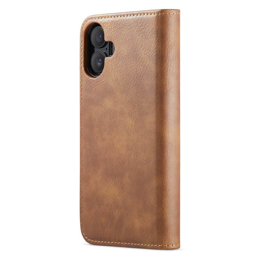 iPhone 16 Plus Magnet Wallet Cognac