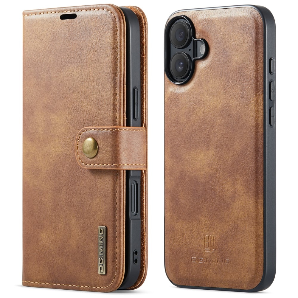 iPhone 16 Plus Magnet Wallet Cognac