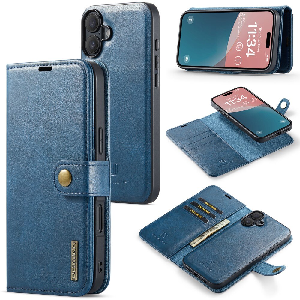 iPhone 16 Plus Magnet Wallet Blue