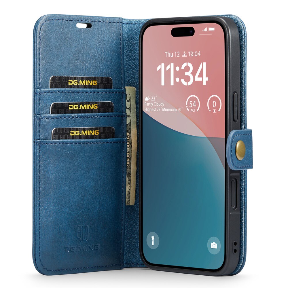 iPhone 16 Plus Magnet Wallet Blue