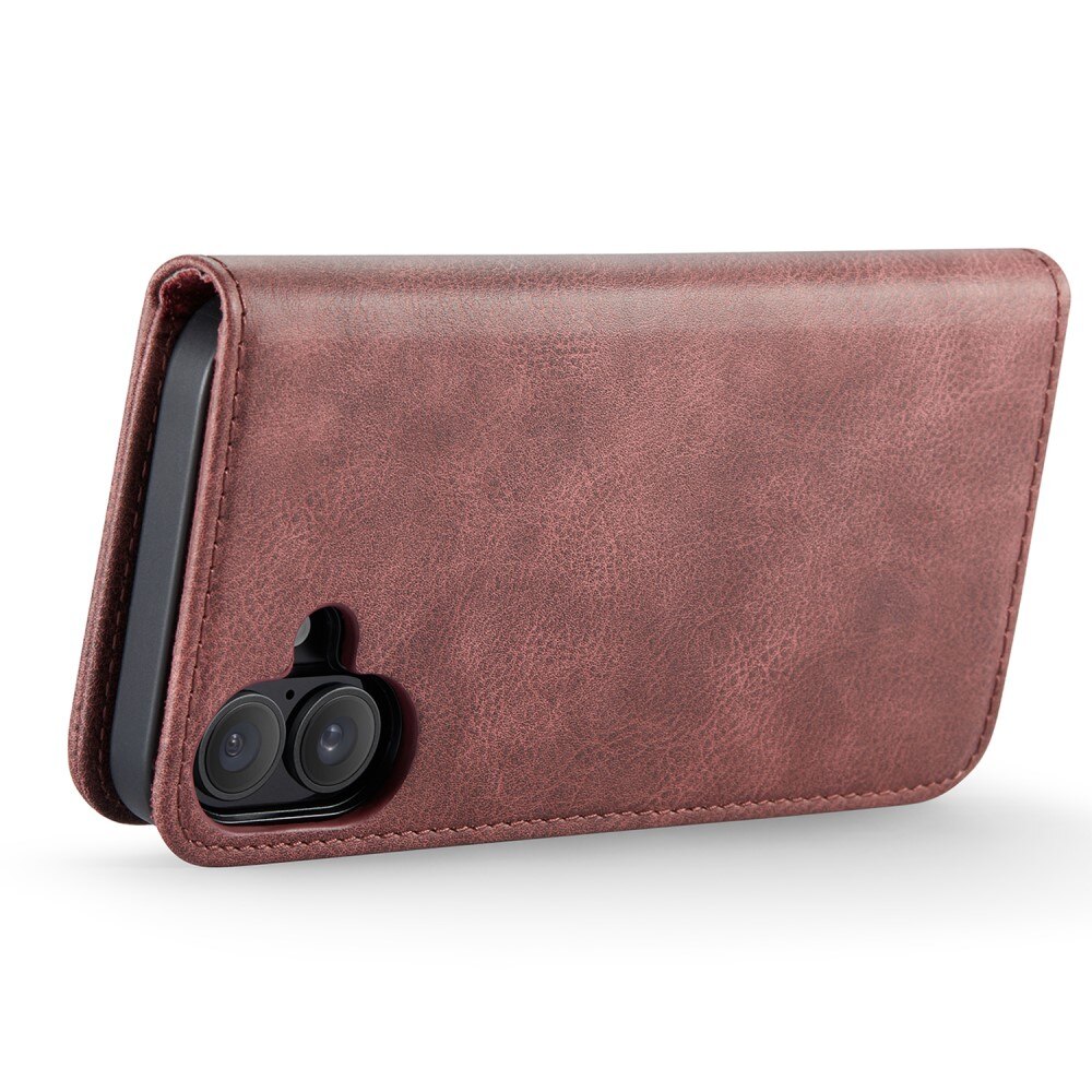 iPhone 16 Magnet Wallet Red